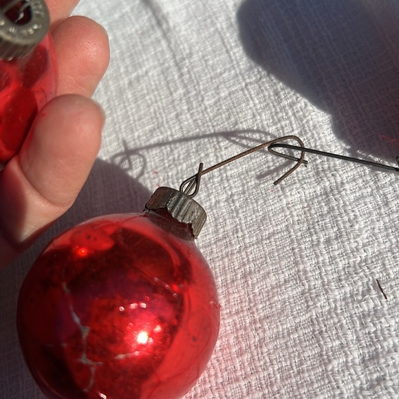 Vtg Shiny Brite Glass Christmas Tree Ornaments 12 USA made. - Picture 6 of 17